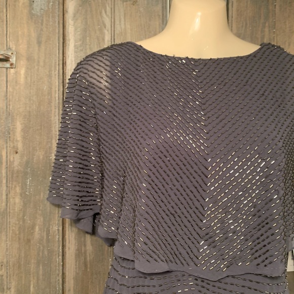 NWT -Designer Bead Embellished Dress - Picture 3 of 7